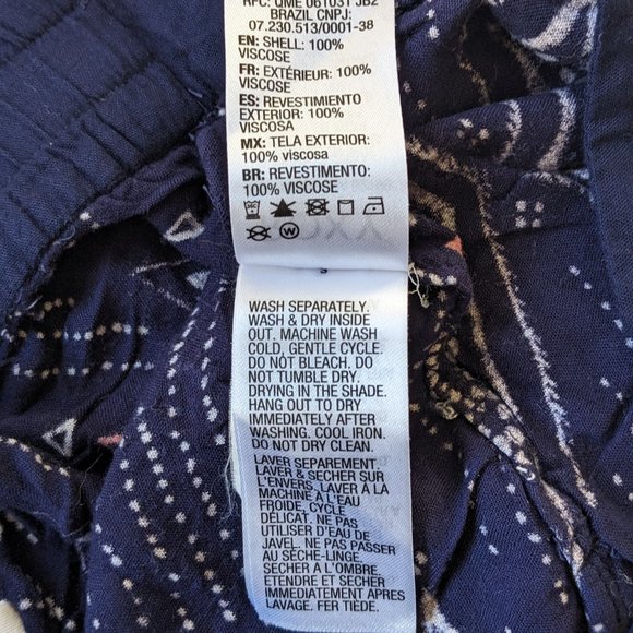 Roxy elastic waist print shorts - Picture 2 of 5